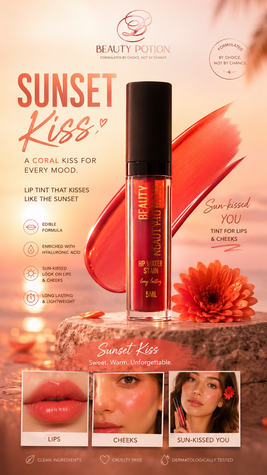 Sunset kiss lip stain