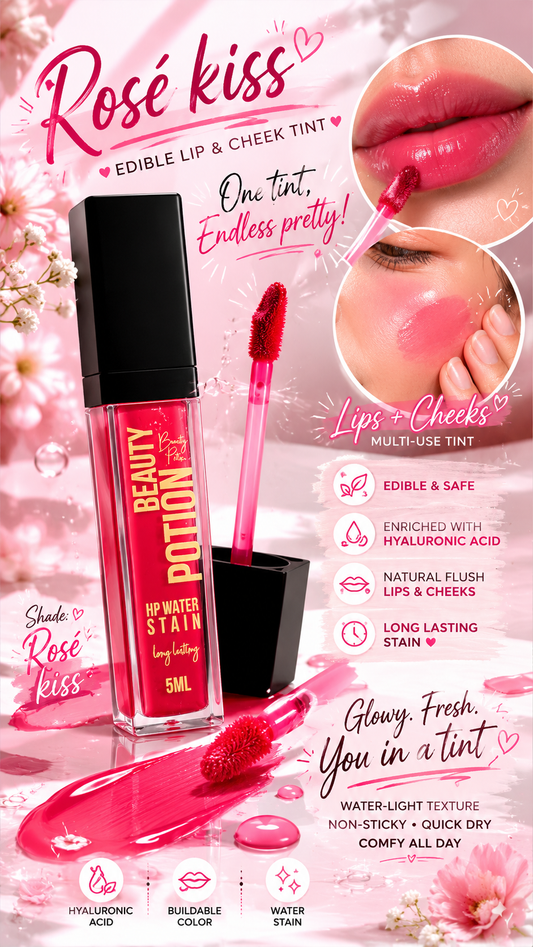 Rosé kiss Lip stain